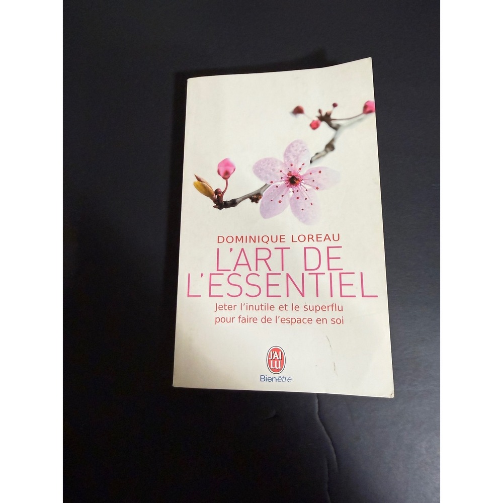L'art de l'essentiel Dominique Loreau French Paperback Minimalism Book J'ai Lu